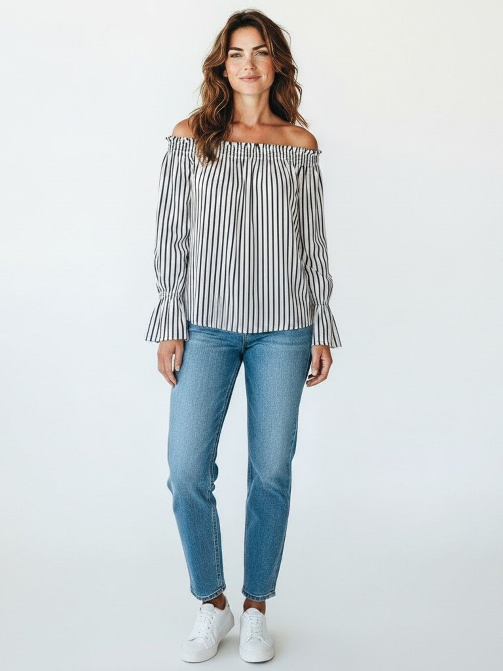 Chic Peasant Blouse - 100% Rayon